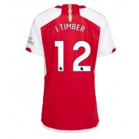 Arsenal Jurrien Timber #12 Hjemmedrakt Dame 2023-24 Kortermet